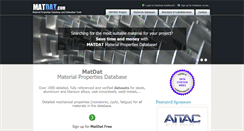 Desktop Screenshot of matdat.com